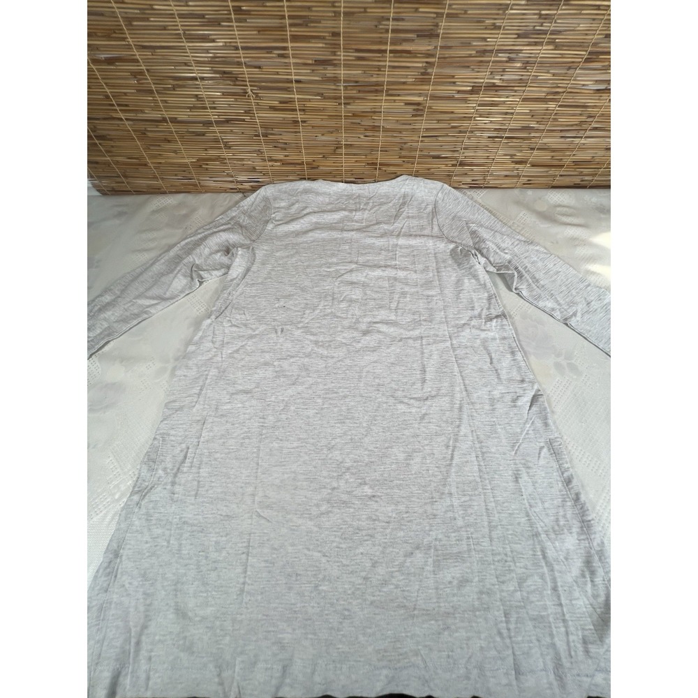 J. Jill Pure Jill 3/4-sleeve High-low Tunic Casual Comfy Gray Size Small - Picture 8 of 9